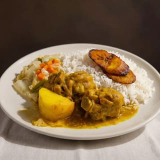 Curry Chicken Dinner