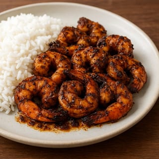 Jerk Shrimp Dinner^