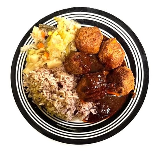 Jamaican-Style Sweet & Sour Meatballs.