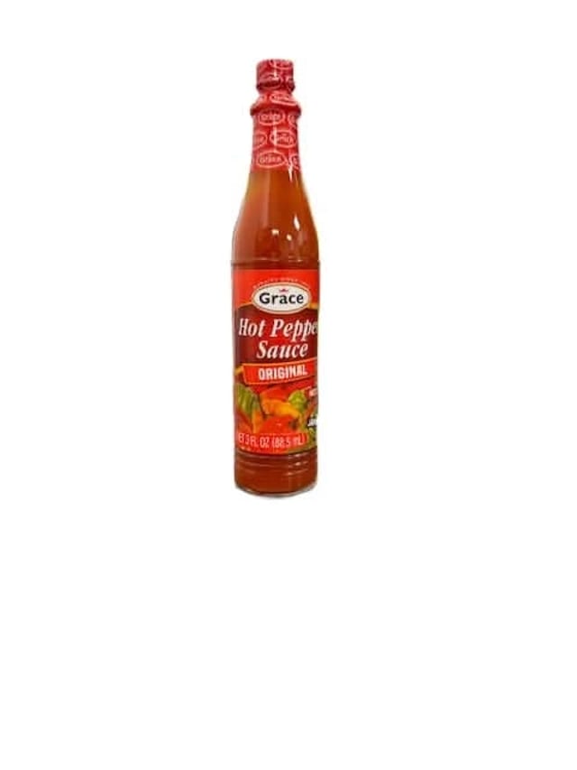 Grace Hot Pepper Sauce.